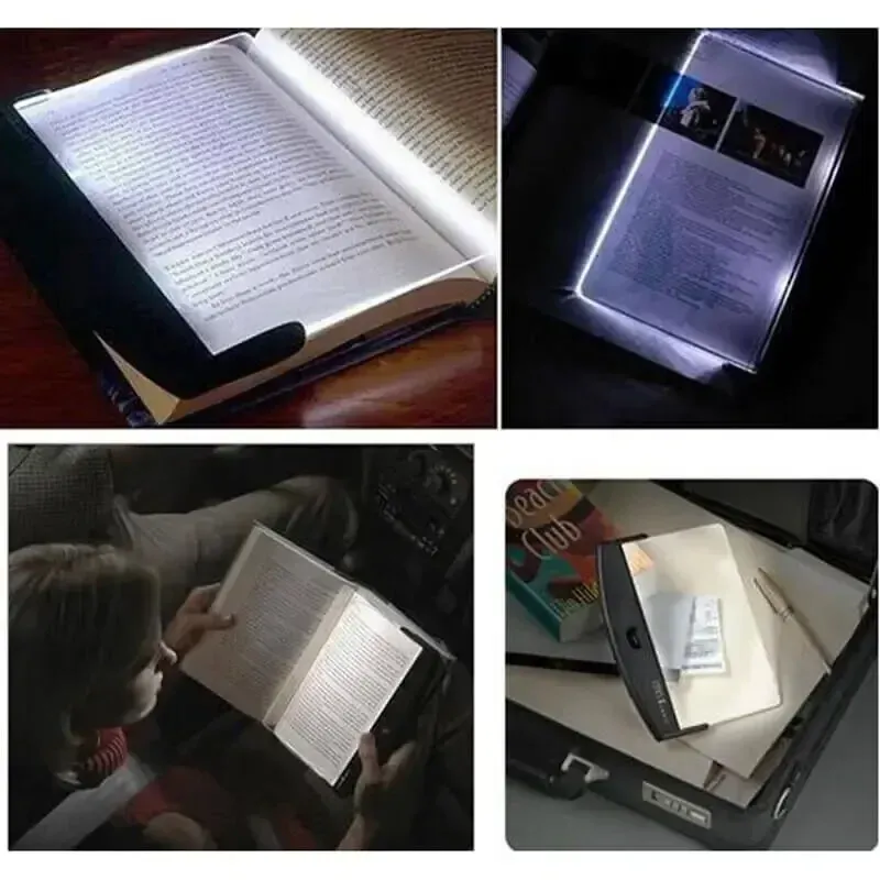 Lampe de lecture LED à pince, éclairage plat, vision nocturne, protection des yeux pour étudiants, veilleuse créative pour livres 6