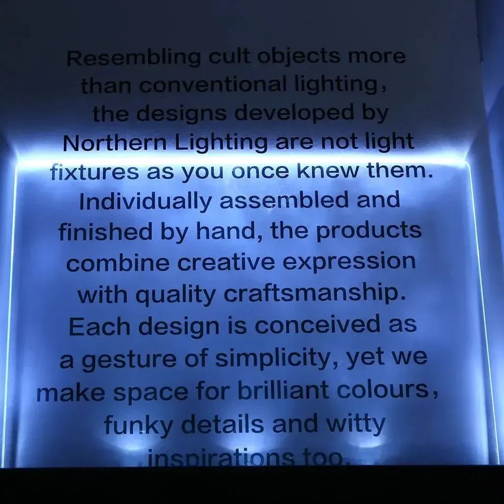Détail de la lampe de lecture LED sous différents angles