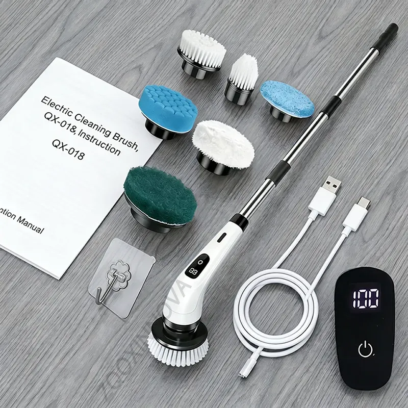 Brosse de nettoyage électrique multifonction sans fil