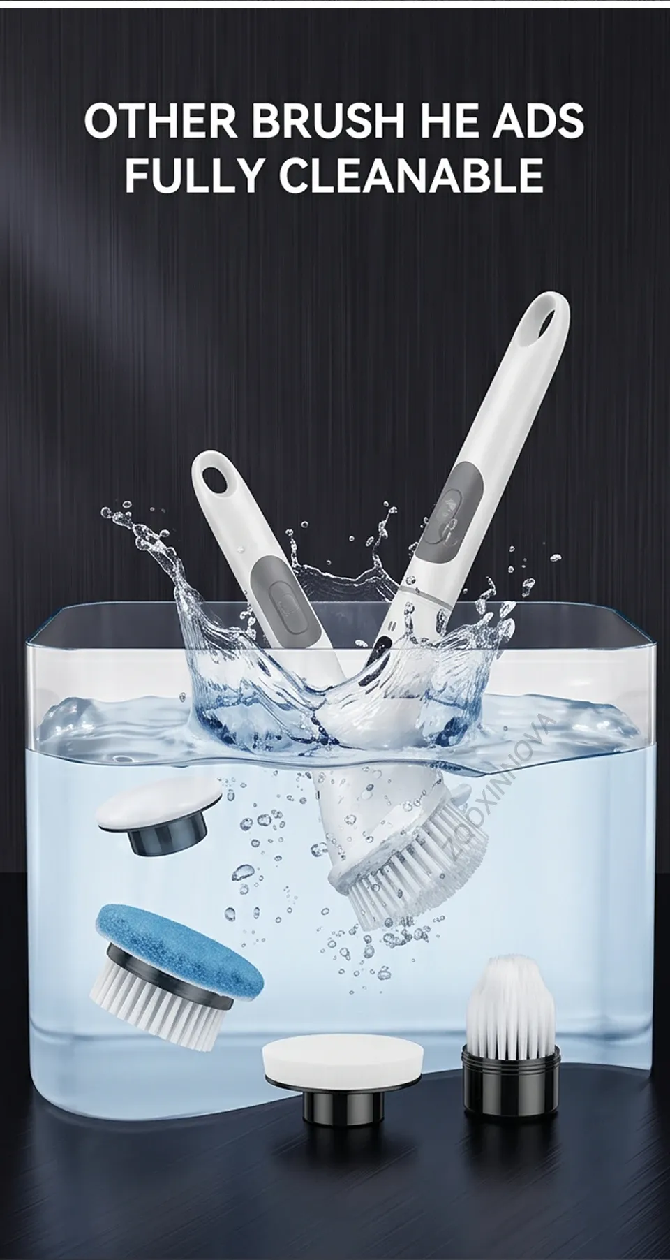 Brosse légère et ergonomique