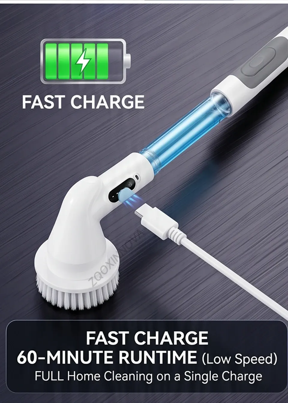 Brosse en mode lavable