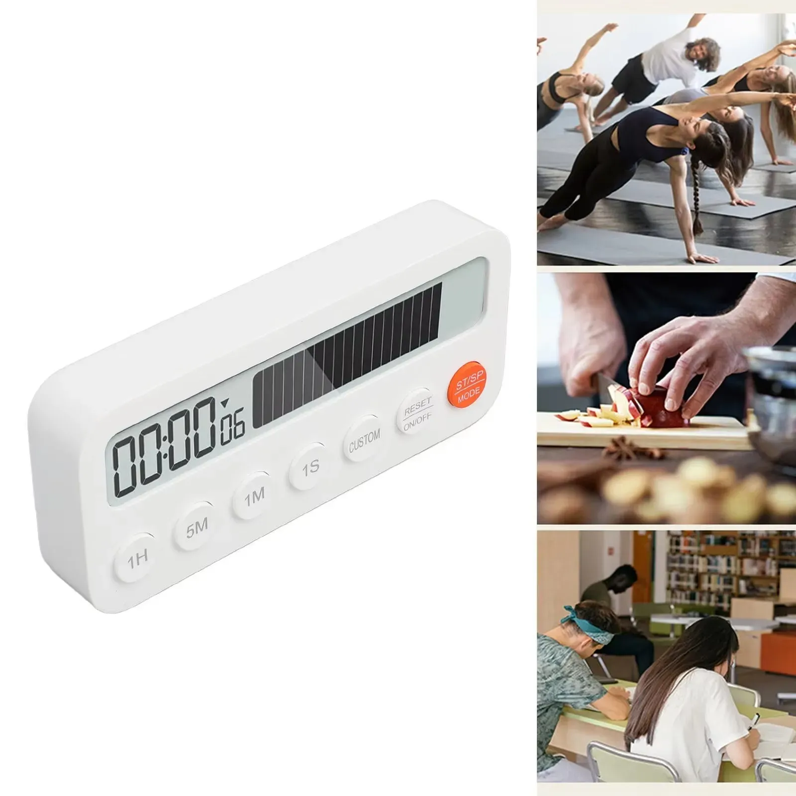 Minuterie de cuisine numérique, design compact