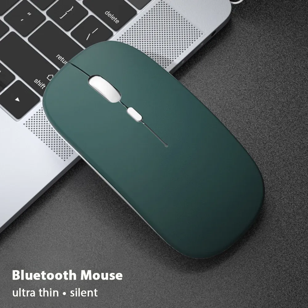 Souris Bluetooth silencieuse Macaron pour ordinateur portable, souris optique sans fil compatible iPad, Samsung et tablette, souris universelle silencieuse