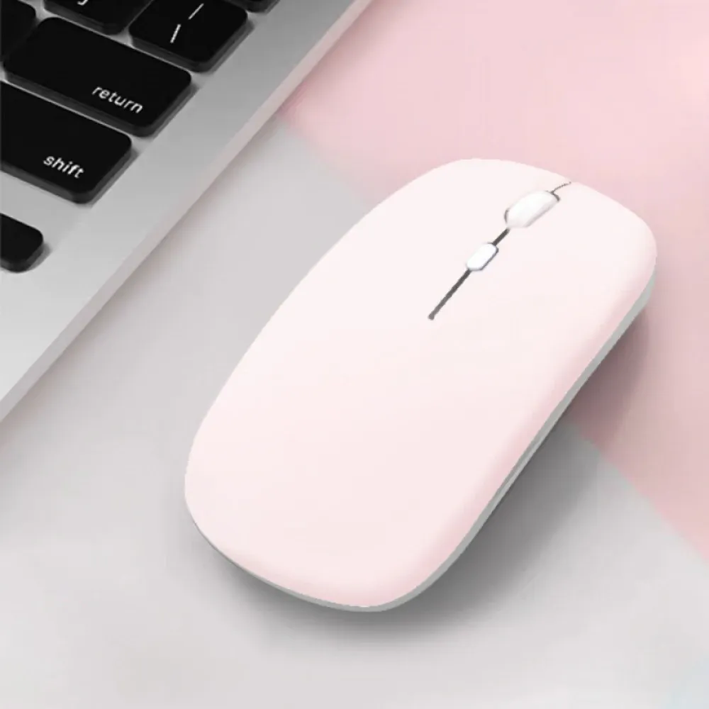 Souris Bluetooth silencieuse Macaron pour ordinateur portable, souris optique sans fil compatible iPad, Samsung et tablette, souris universelle silencieuse 21