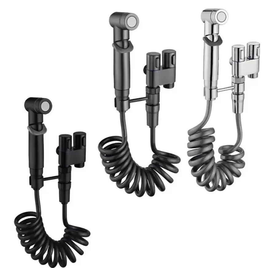 Bidet portatif à main, jet d'eau froide et chaude, accessoire d'hygiène intime pour salle de bain 3
