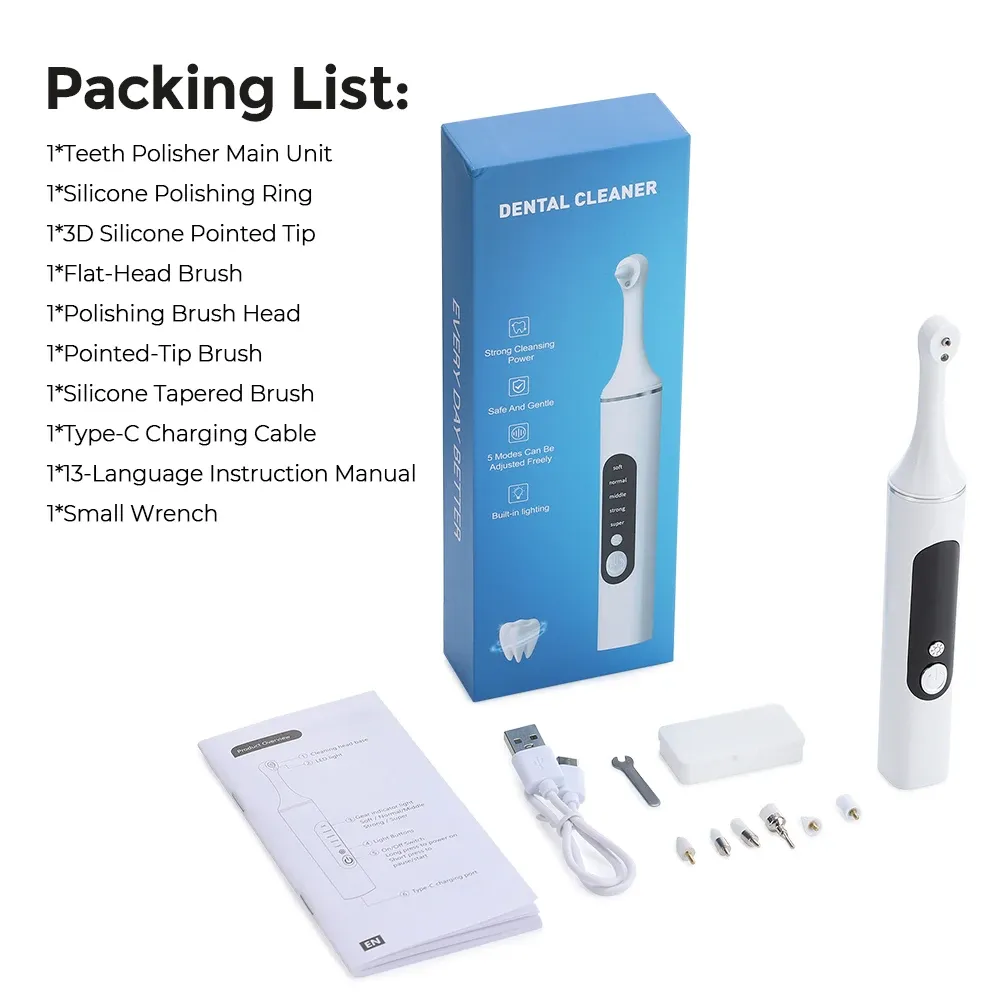 Polisseur de dents électrique multifonctionnel pour usage quotidien 8