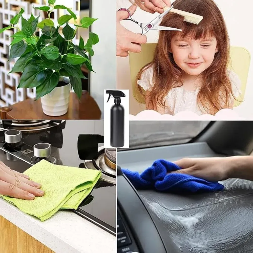 Bouteille Pulvérisatrice en Plastique Ajustable à Brume Fine pour Maison et Jardin, Lot de 10 6