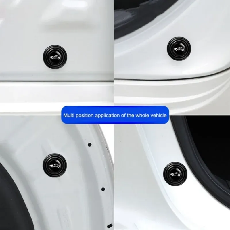 Coussinets en silicone anti-collision pour portes de voiture, joints d'isolation phonique et amortisseurs antichoc, autocollants de bord de porte 6