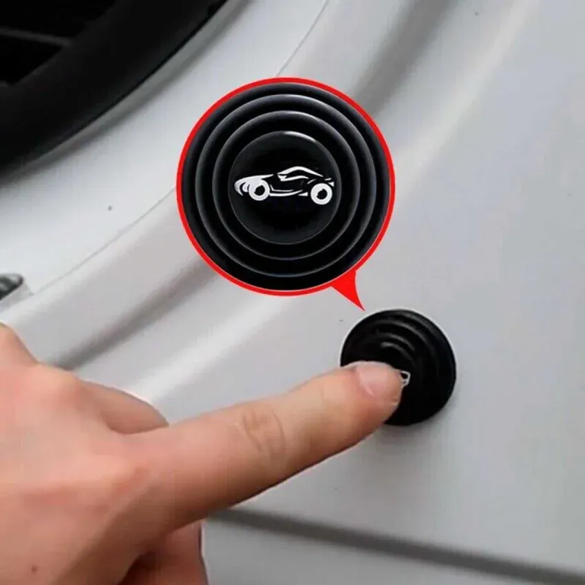 Coussinets anti-collision installés sur le bord de porte