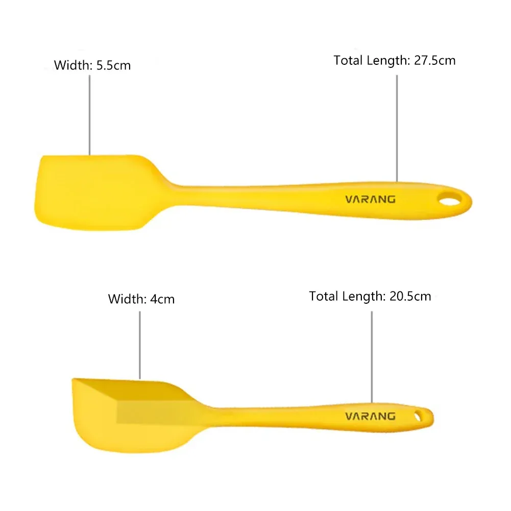 Spatule et grattoir en silicone antiadhésif pour crème au beurre et pâtisserie 4