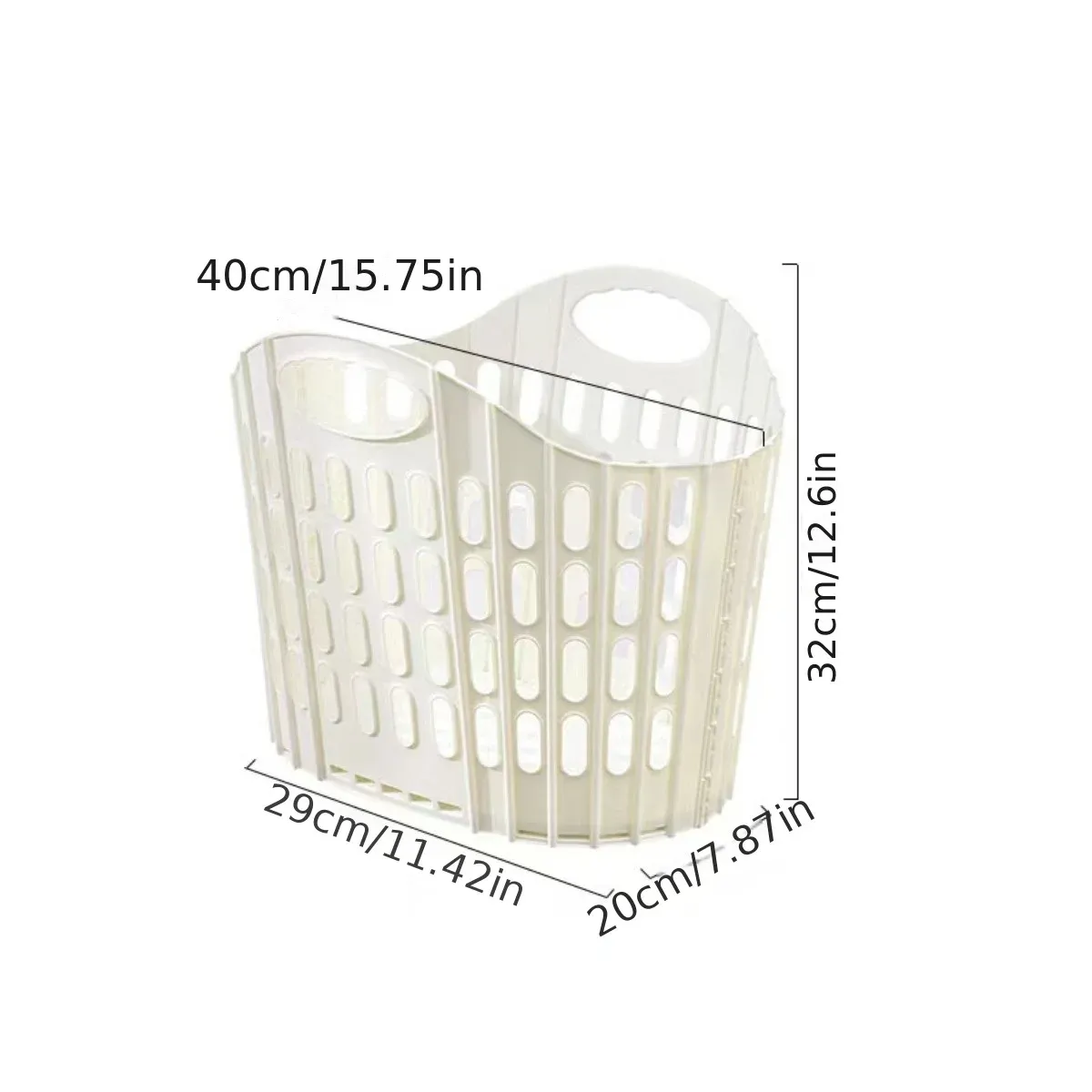 Panier à linge pliable et durable à grande capacité pour salle de bain 9