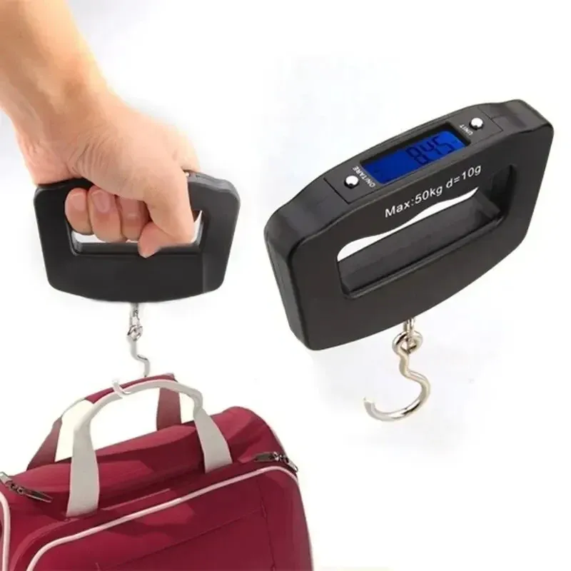 Balance de voyage électronique portable 50 kg/10 g avec rétroéclairage 2