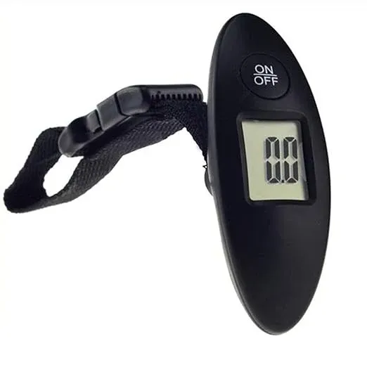 Balance de voyage électronique portable 50 kg/10 g avec rétroéclairage 9