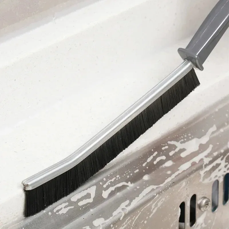 Brosse de nettoyage durable pour joints de carrelage, lot de 8 : cuisine, WC, angles et pied de douche 3