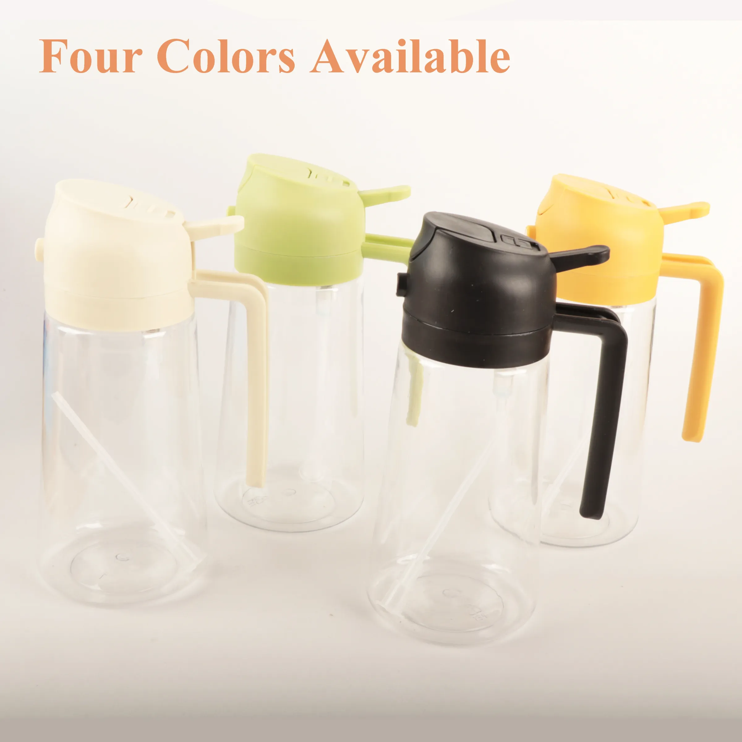 Distributeur et pulvérisateur d'huile d'olive 2 en 1, bouteille 470 ml pour la cuisine 5