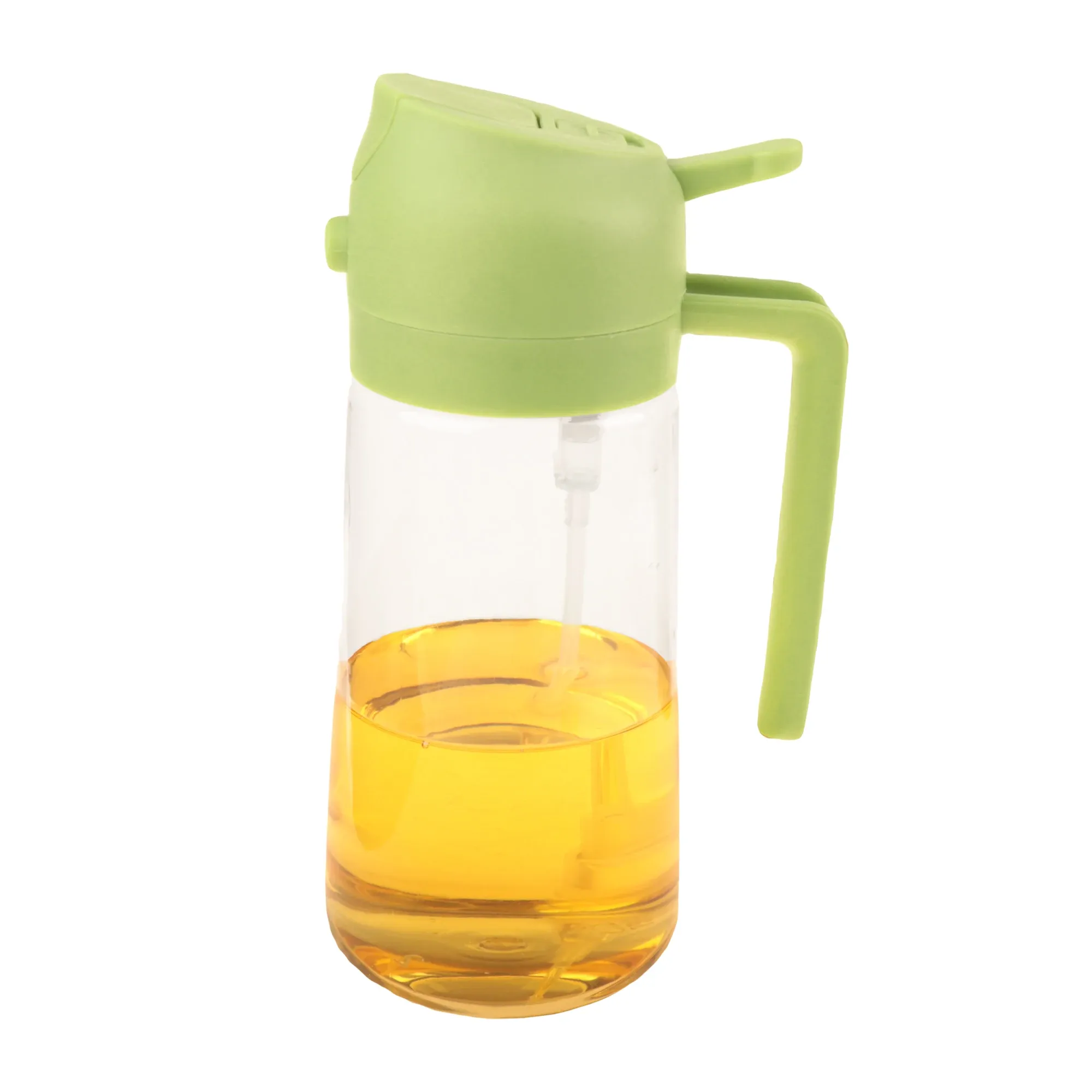 Distributeur et pulvérisateur d'huile d'olive 2 en 1, bouteille 470 ml pour la cuisine 7