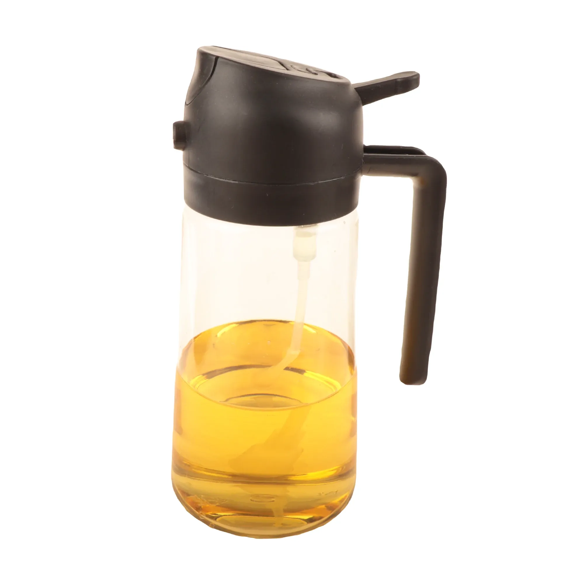 Distributeur et pulvérisateur d'huile d'olive 2 en 1, bouteille 470 ml pour la cuisine 10