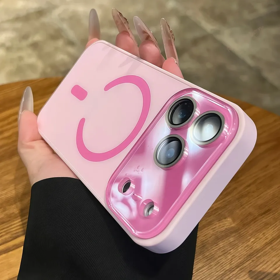 Coque magnétique MagSafe pour iPhone 11 à 17 Pro Max et iPhone 17 Air, avec fenêtre de charge 9