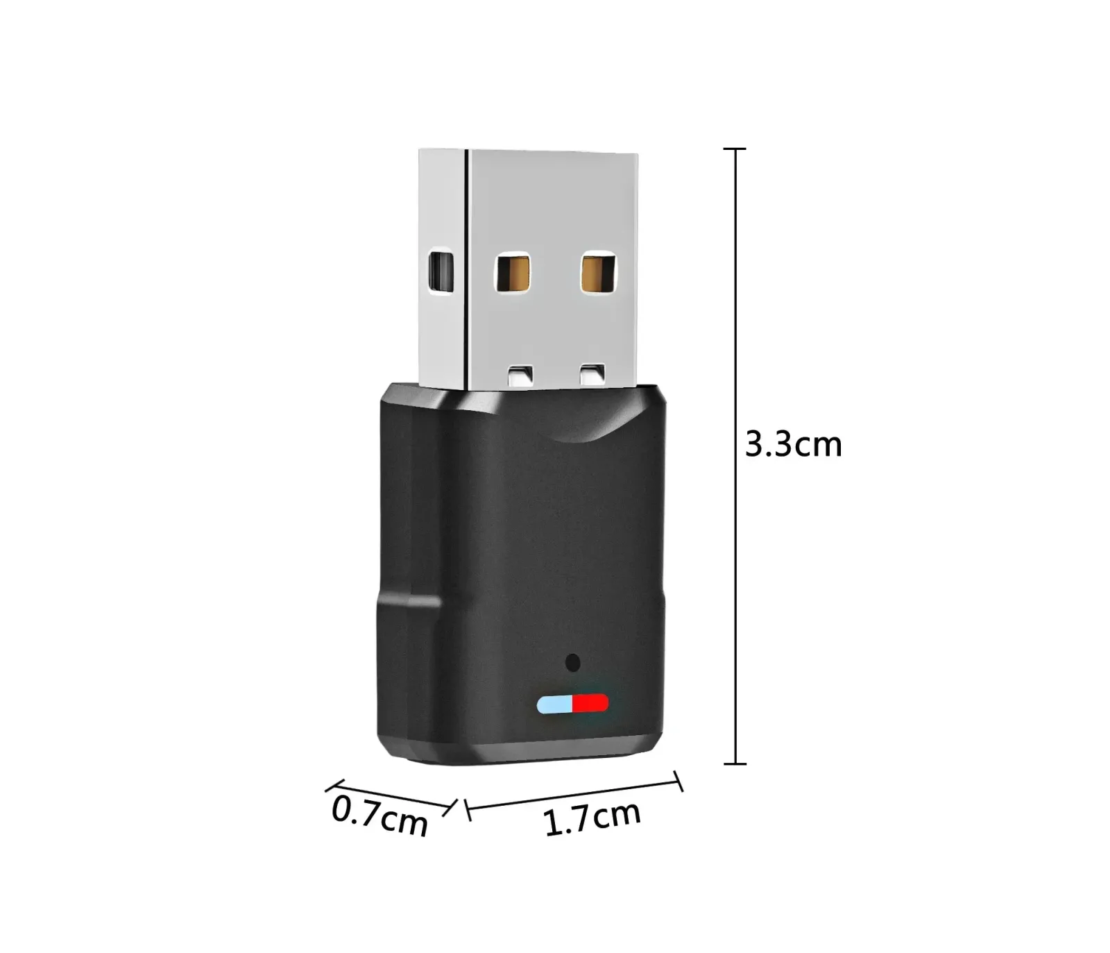 Adaptateur audio sans fil pour casque de jeu, vue complémentaire