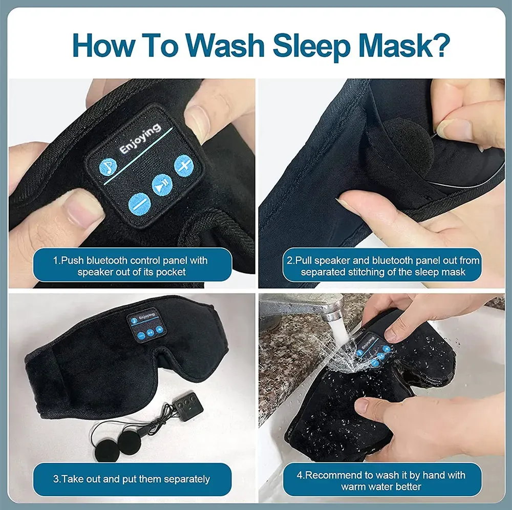 Masque de sommeil connecté, vue d'ensemble