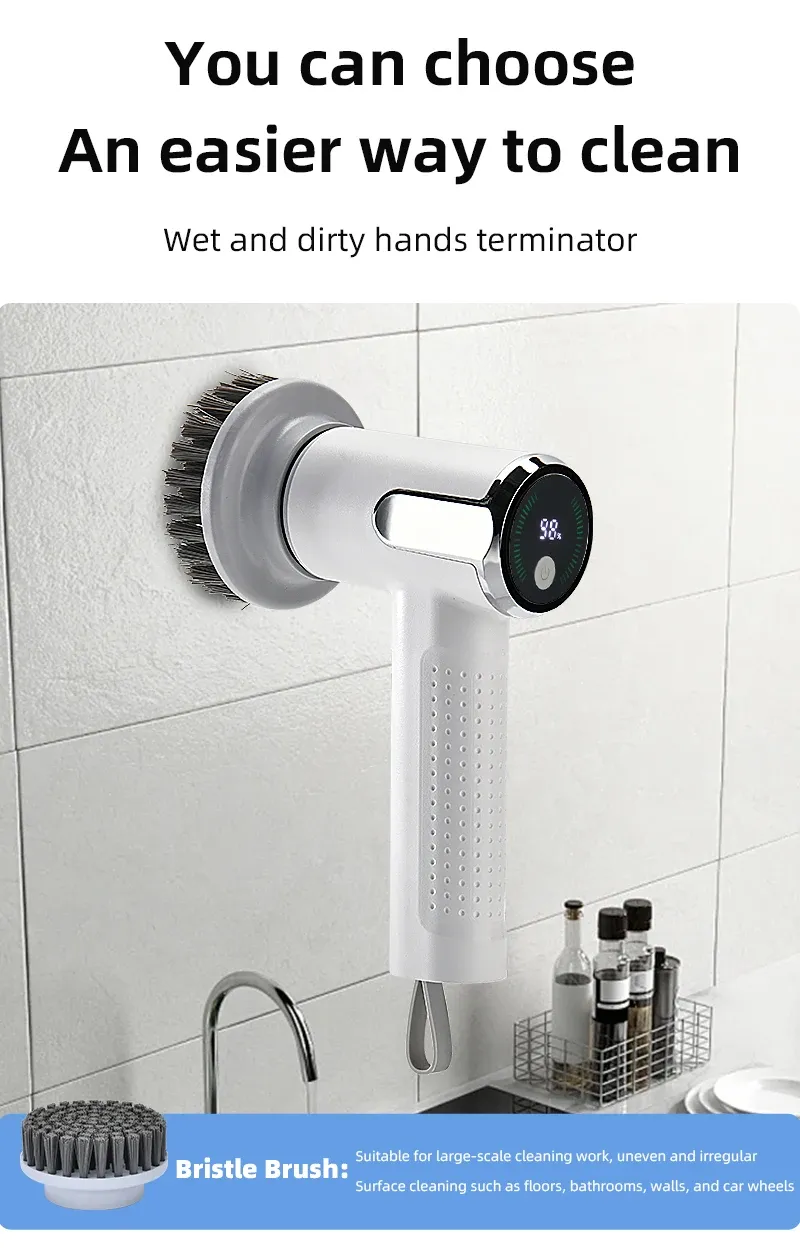 Brosse portable rechargeable