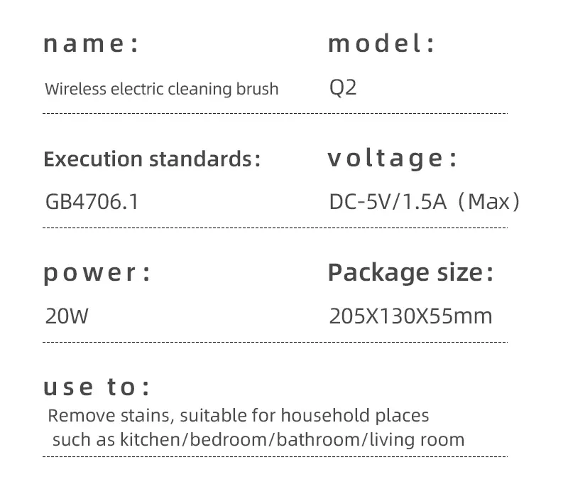 Brosse de nettoyage au design épuré