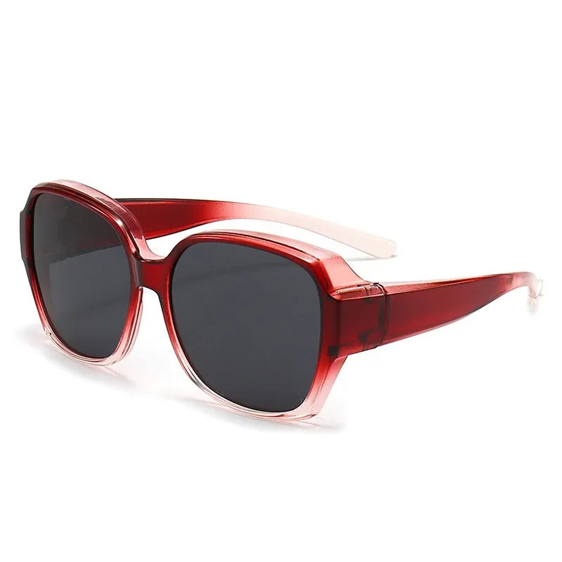 Lunettes de soleil rondes polarisées vintage pour hommes et femmes, à porter par-dessus une correction myope, pour la pêche et la conduite 6