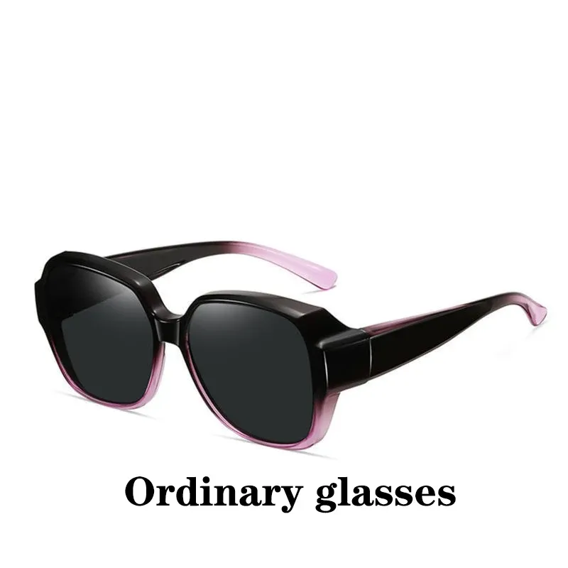 Lunettes de soleil rondes polarisées vintage pour hommes et femmes, à porter par-dessus une correction myope, pour la pêche et la conduite 8