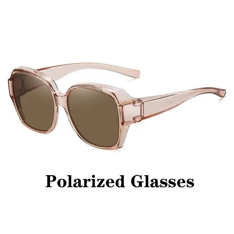 Lunettes de soleil rondes polarisées vintage pour hommes et femmes, à porter par-dessus une correction myope, pour la pêche et la conduite 13
