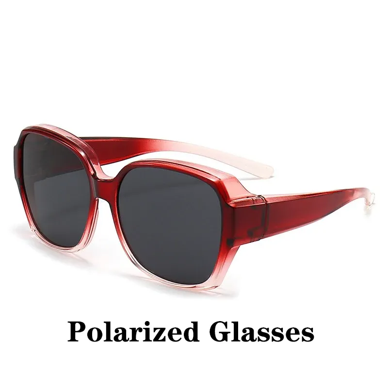 Lunettes de soleil rondes polarisées vintage pour hommes et femmes, à porter par-dessus une correction myope, pour la pêche et la conduite 25