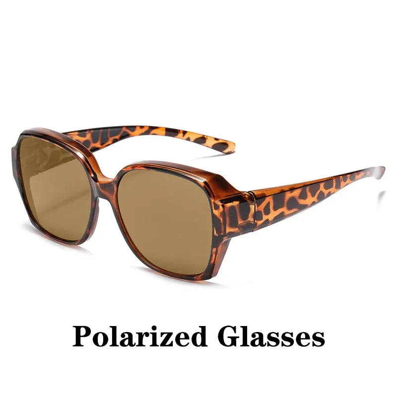 Lunettes de soleil rondes polarisées vintage pour hommes et femmes, à porter par-dessus une correction myope, pour la pêche et la conduite 20