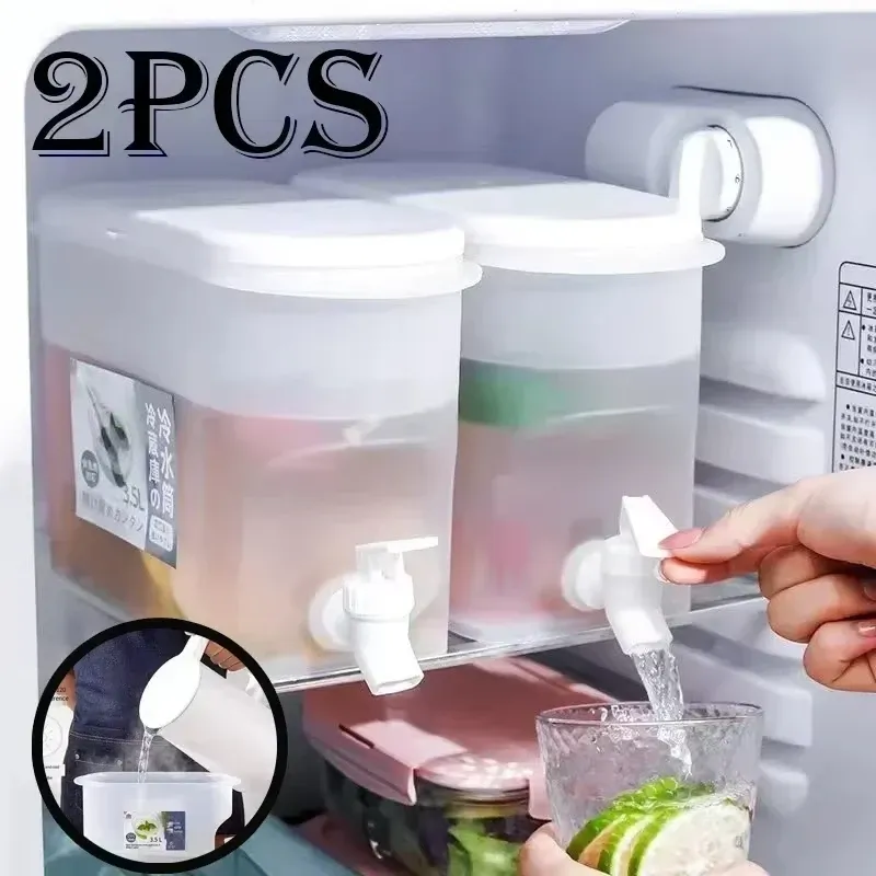 Distributeur de boissons à grande capacité 3,5 L / 5 L avec robinet pour réfrigérateur - Image 1