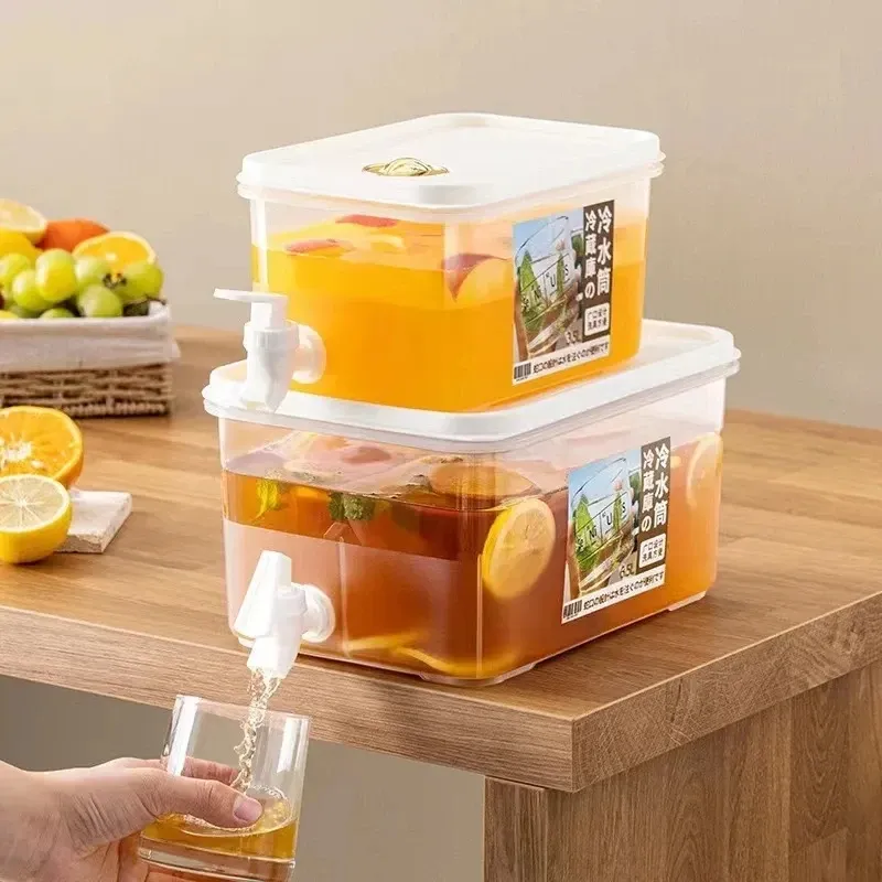 Distributeur de boissons à grande capacité 3,5 L / 5 L avec robinet pour réfrigérateur 6