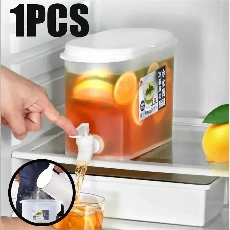 Distributeur de boissons à grande capacité 3,5 L / 5 L avec robinet pour réfrigérateur 7