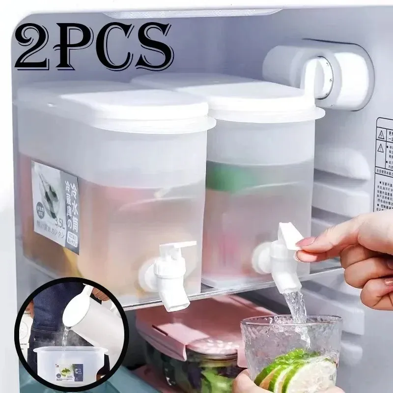 Distributeur de boissons à grande capacité 3,5 L / 5 L avec robinet pour réfrigérateur 9