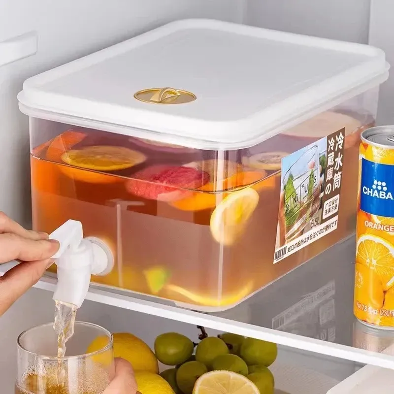 Distributeur de boissons à grande capacité 3,5 L / 5 L avec robinet pour réfrigérateur 8