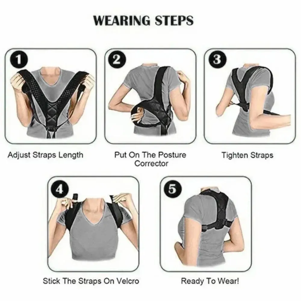 Ceinture de correction de posture BeeChip, détail de la fixation
