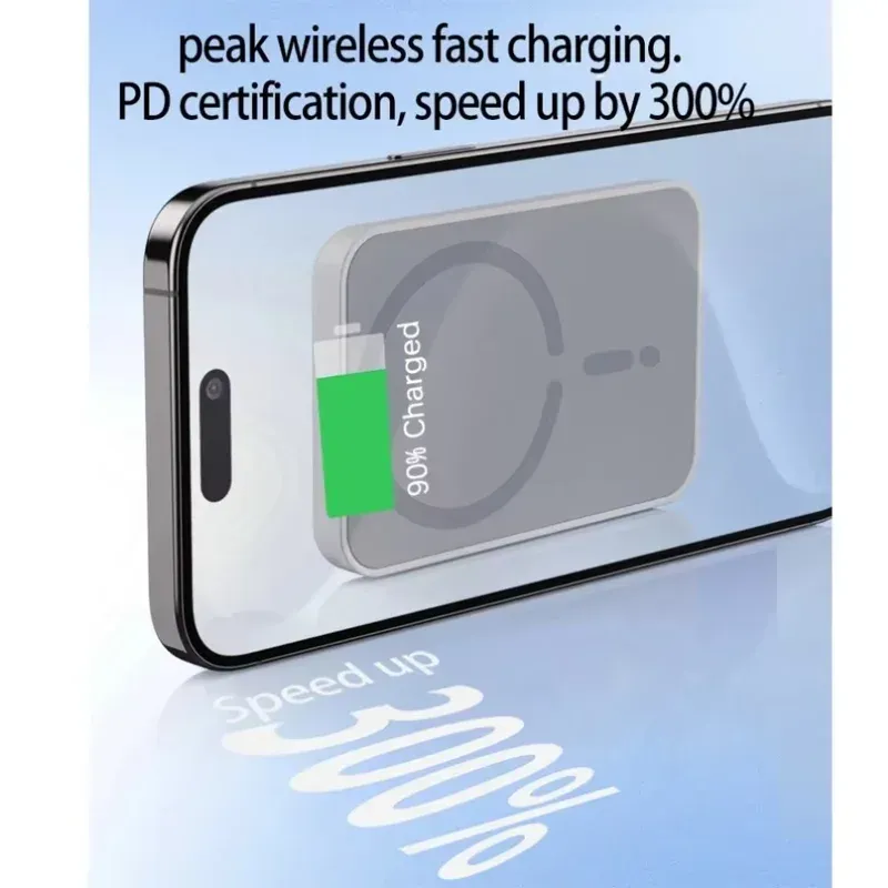 Support magnétique sans fil pour grille d'aération de voiture, charge rapide compatible MagSafe, iPhone 12 à 17 Pro 6