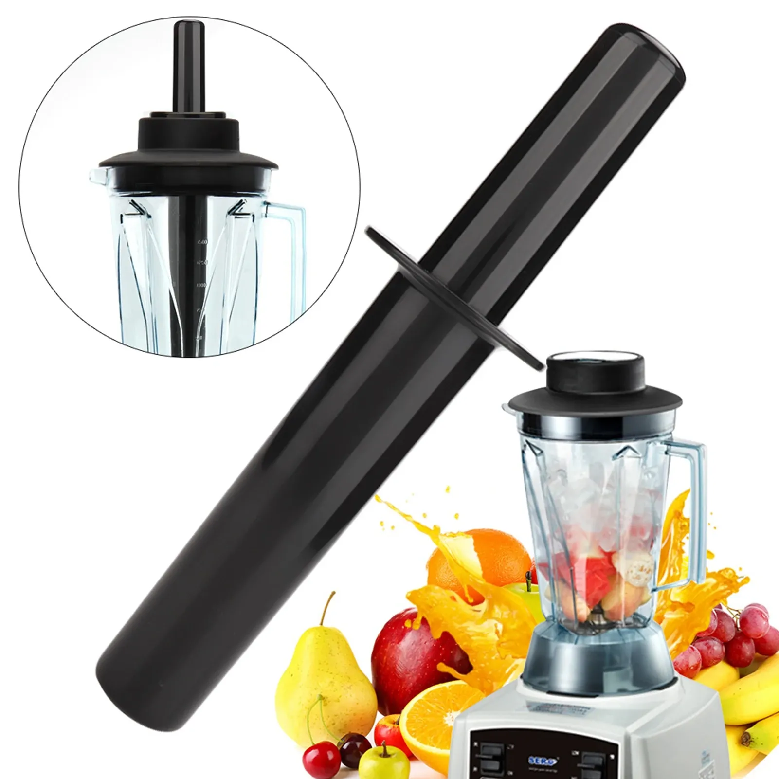 Mélangeur universel en plastique pour machine de cuisson, pilon inviolable, 24 cm - Image 1