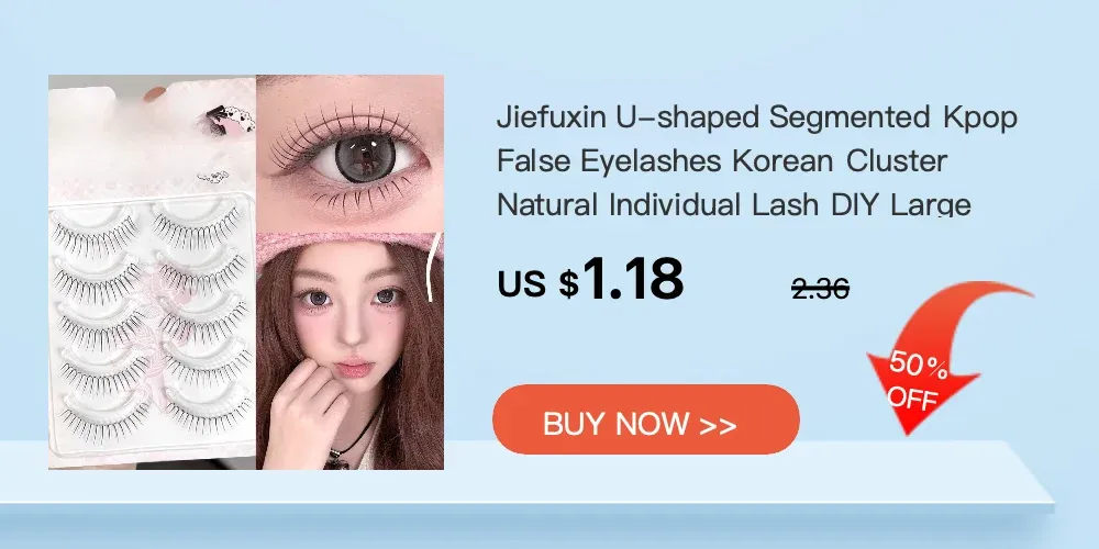 Faux-cils manga appliqués sur le regard