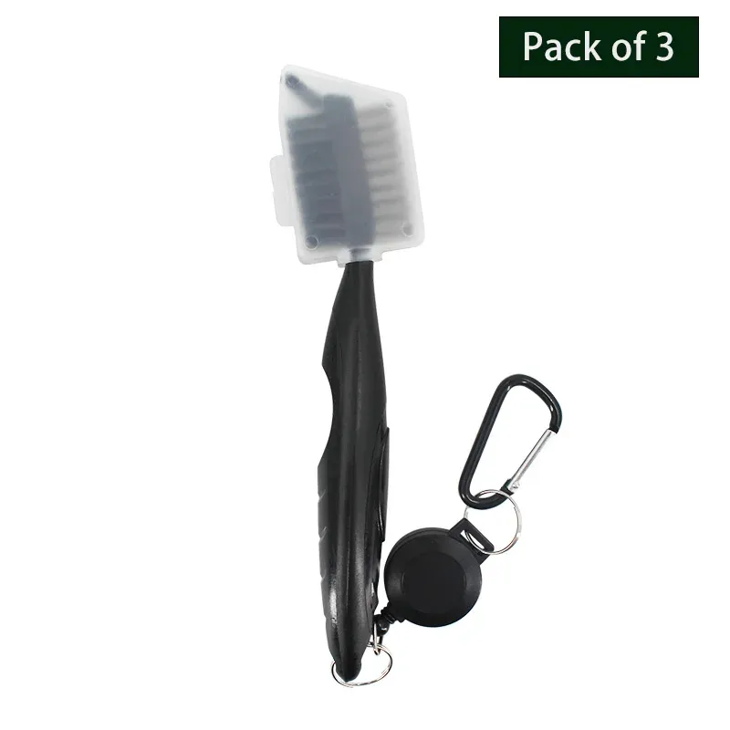 Brosse double face pour le nettoyage des rainures de club de golf, kit de nettoyage de balle et outil d'entretien 8