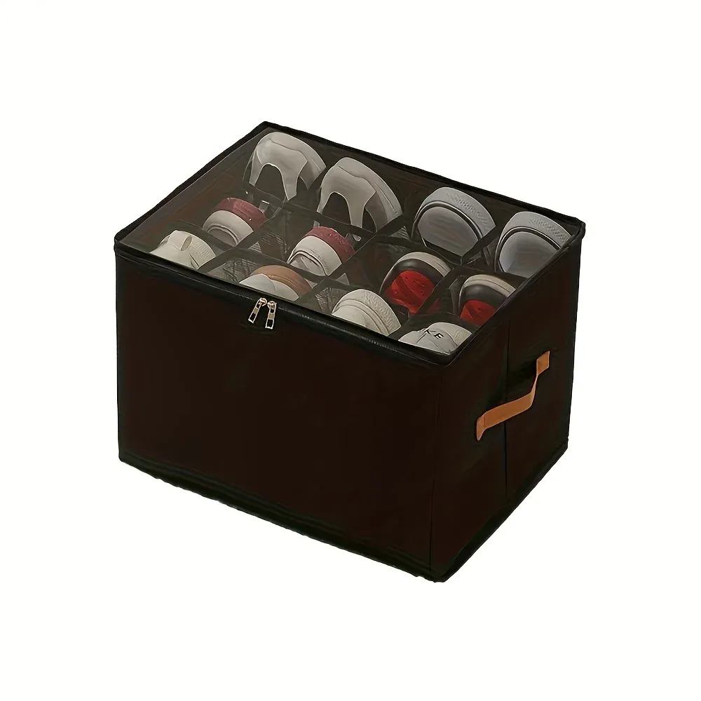 Organisateur de chaussures pliable en tissu Oxford, boîte de rangement pour baskets et sandales 7