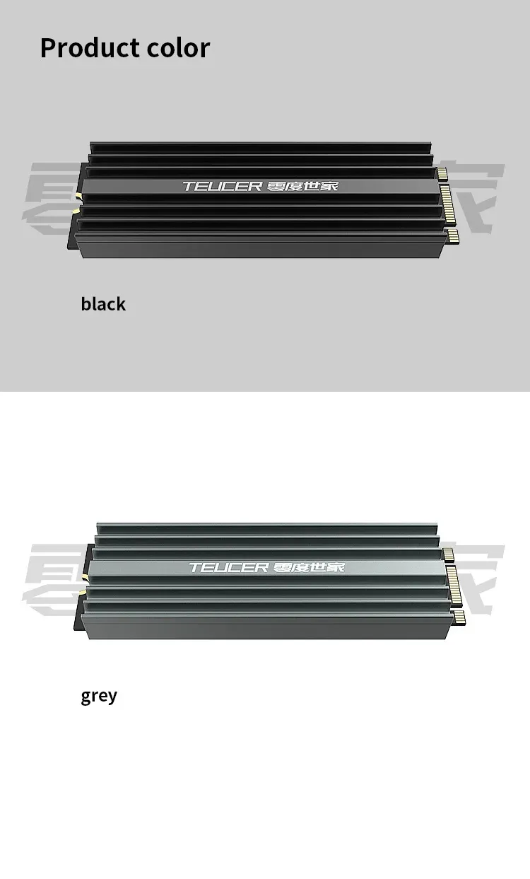 Dissipateur thermique M.2 finalisé