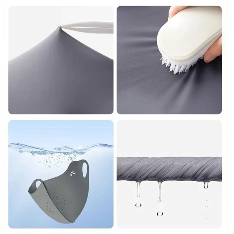Masque Rafraîchissant en Soie Glacée pour Femme et Homme – Protection Solaire Légère, Lavable et Respirante 5