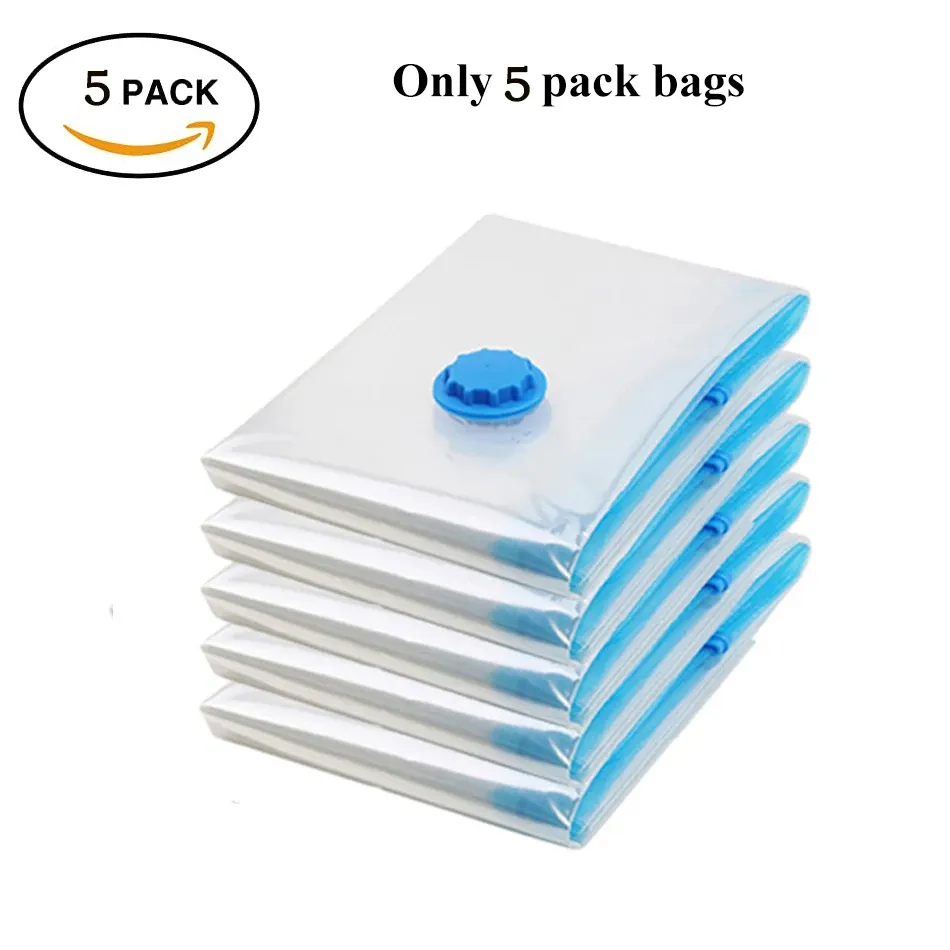 Sacs de rangement sous vide pour voyage, sacs de compression pour garde-robe et camping 11