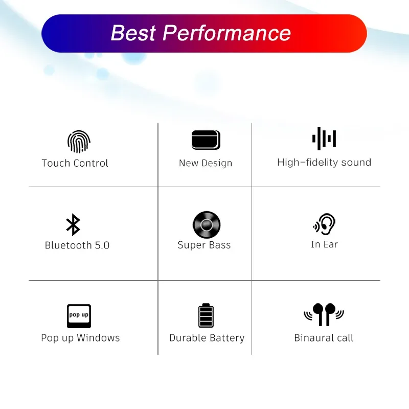 Écouteurs A3 NEW 3 Pro avec câble USB-C, écouteurs sans fil Bluetooth à réduction de bruit active (ANC), casque mains libres 2 Pro compatible iOS et Android 2