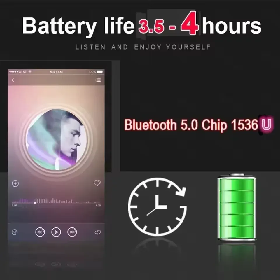Écouteurs A3 NEW 3 Pro avec câble USB-C, écouteurs sans fil Bluetooth à réduction de bruit active (ANC), casque mains libres 2 Pro compatible iOS et Android 4
