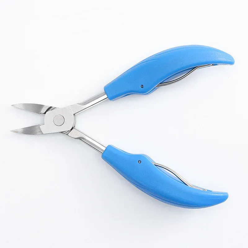 Coupe-ongles pour orteils professionnel en acier inoxydable, lame incurvée et tranchante, pour pédicure et soins du paronychium, grandes pinces 8
