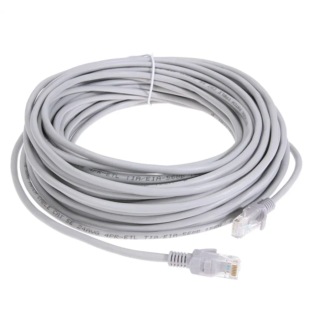 Câble Ethernet RJ45 haut débit, longueurs 1 m / 2 m / 3 m / 5 m / 10 m / 15 m / 30 m, pour routeur et ordinateur portable, vidéosurveillance 2