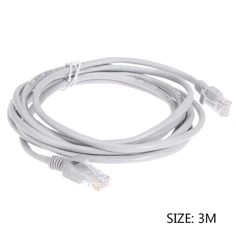 Câble Ethernet RJ45 haut débit, longueurs 1 m / 2 m / 3 m / 5 m / 10 m / 15 m / 30 m, pour routeur et ordinateur portable, vidéosurveillance 10